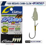 Cultiva 11606 Mebaru Dama Glow Lrf Jighead 1 gr 8 No