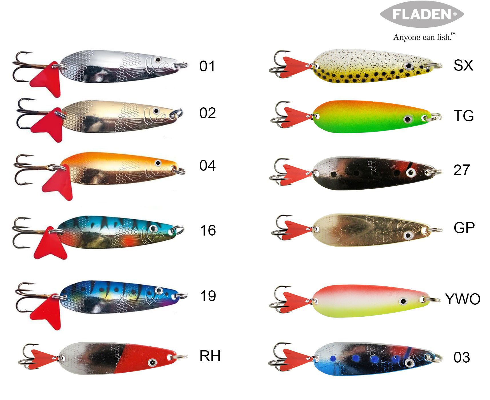 f16-4117-seatrout-7-cm-17g-xca2 Fladen Seatrout Turna Kaşığı 17G 7cm - Görsel 1