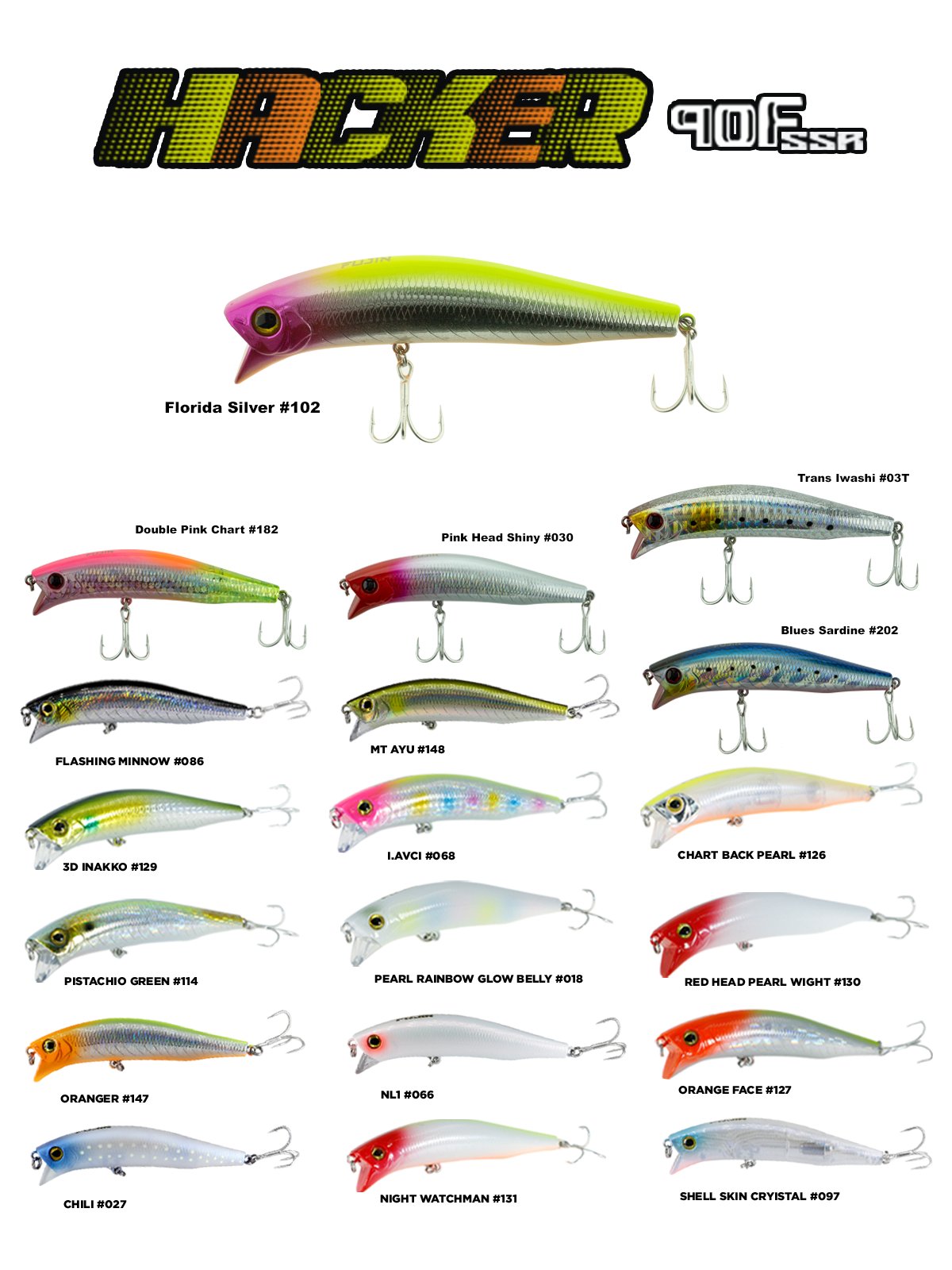 fujin-hacker-90mm-13-c34705 Fujin Hacker 90mm 13.7gr SSR Floating Maket Balık - Görsel 1
