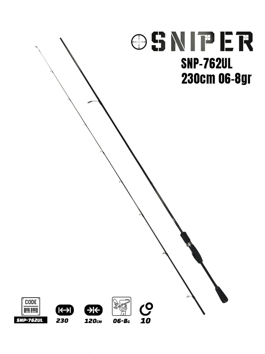 fujin-sniper-230cm-06-8gr-ultra-light--b3-3e9 Fujin Sniper 230cm 06-8gr Ultra Light LRF Kamışı FSN-762UL - Görsel 1