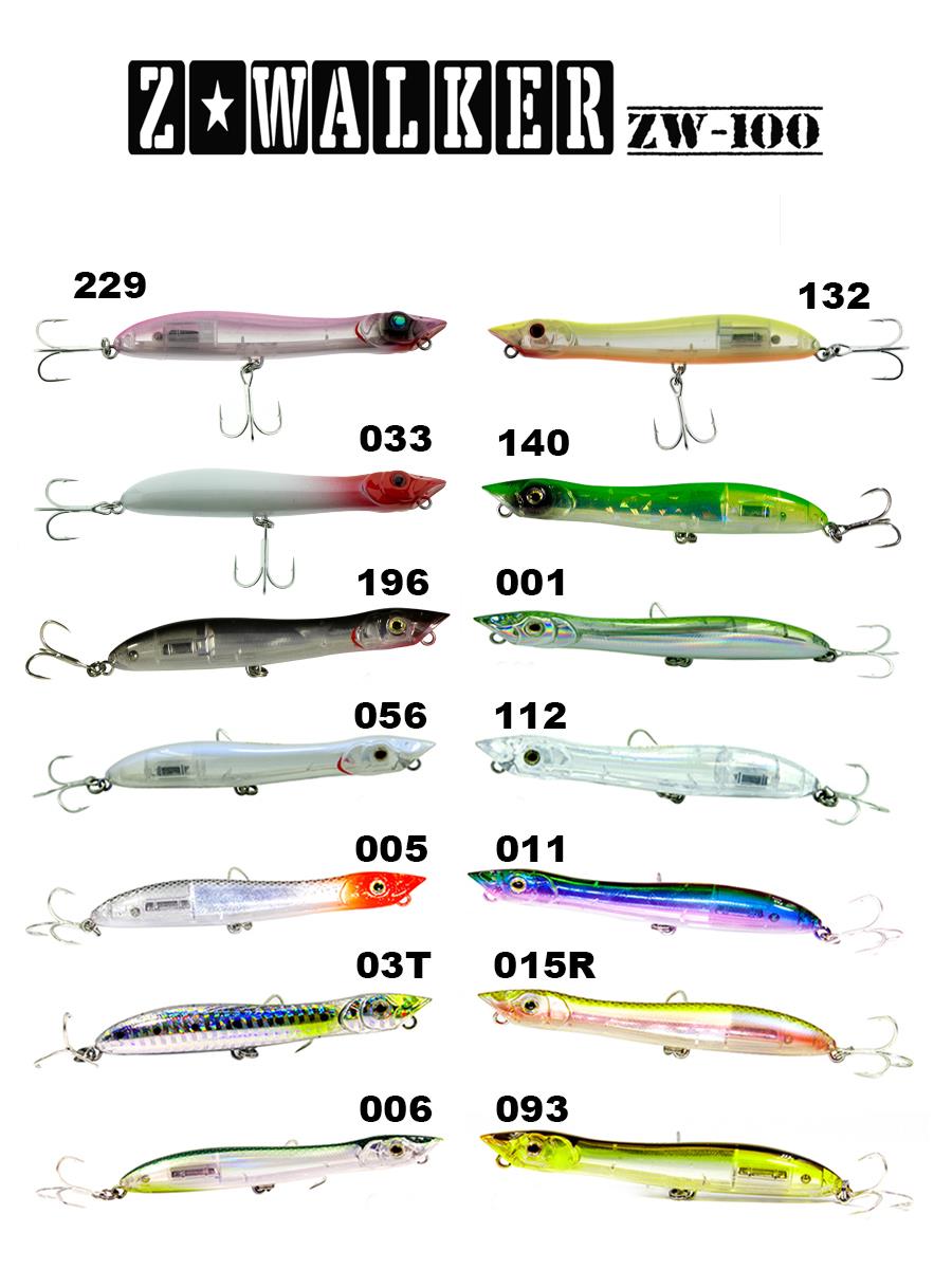 fujin-z-walker-100mm-11gr-su-ustu-make-da-91e Fujin Z-Walker 100mm 11gr Su Üstü Maket Balık - Görsel 1