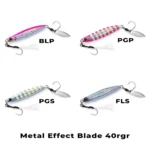 Jackson Metal Effect Blade 7.1cm 40gr Metal Jig Yem