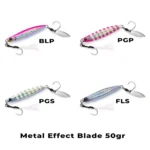 Jackson Metal Effect Blade 7.5cm 50gr Metal Jig Yem