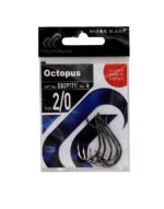 Hayabusa HBEK 562 Delikli Octopus Sinarit İğnesi Black Nikel 1/0