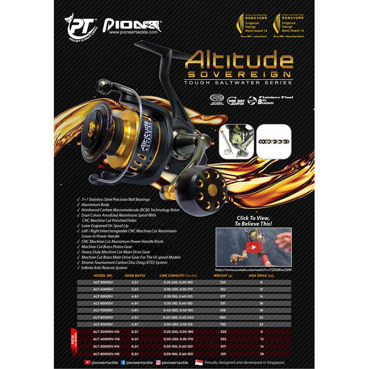 50001555 Pioneer Altitude Sovereign ALT-6000SV-HS Makine - Görsel 1