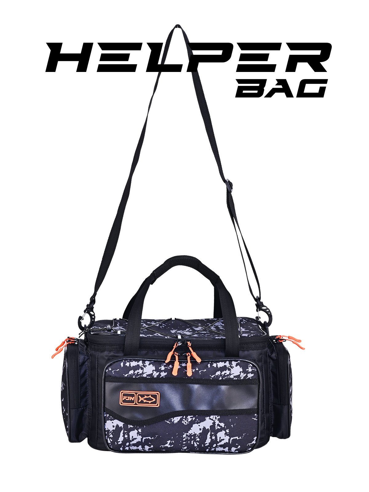 fujin-black-camo-helper-bag-balikci-ca-64cd6a Fujin Black Camo Helper Bag - Balıkçı Çantası - Görsel 1