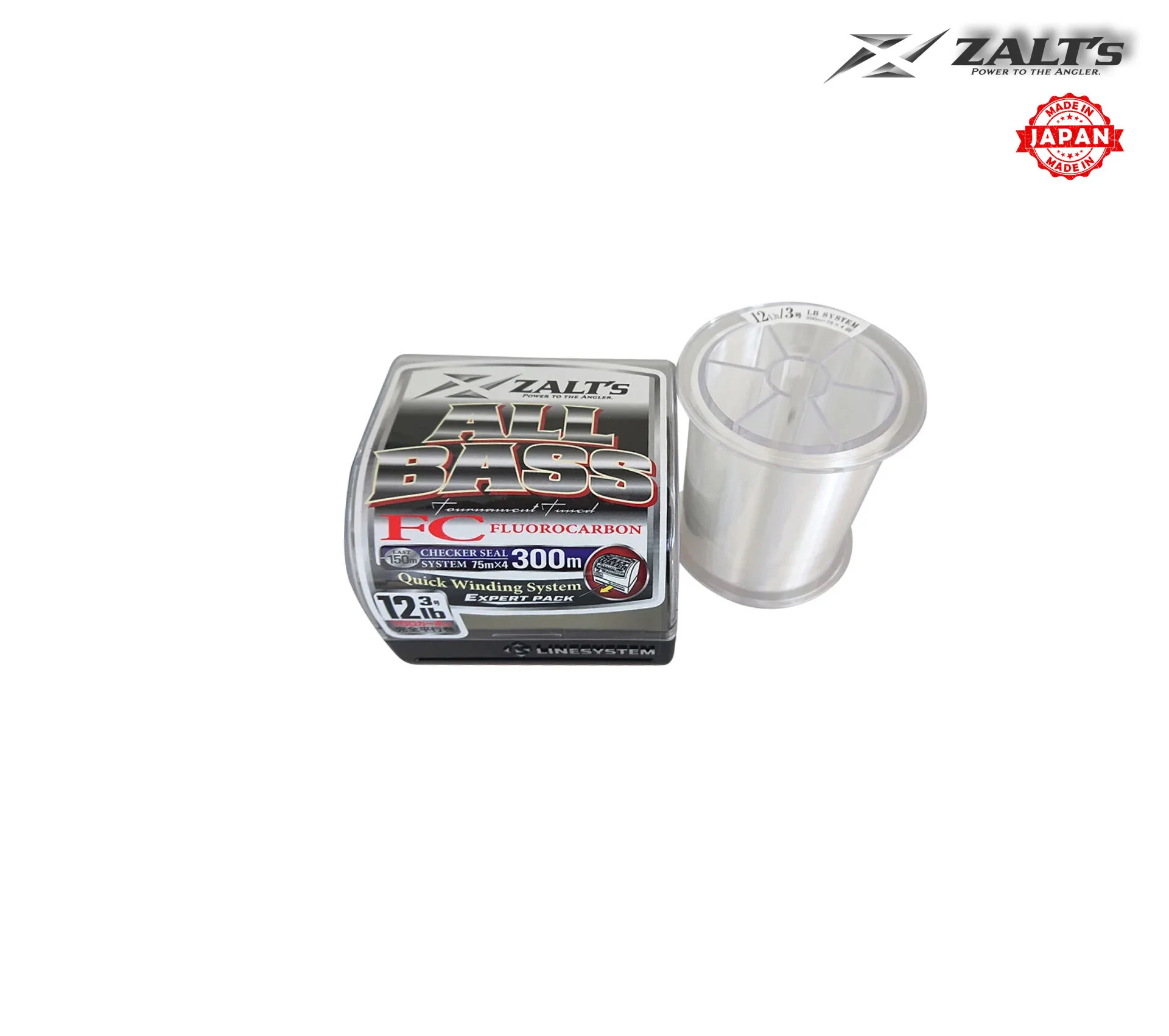 1 (2) ZALT'S ALL BASS FC FLUOROCARBON MİSİNA 300 MT - Görsel 1